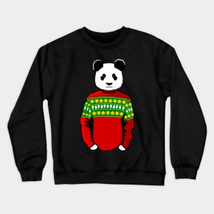 Christmas Sweater Panda Crewneck Sweatshirt